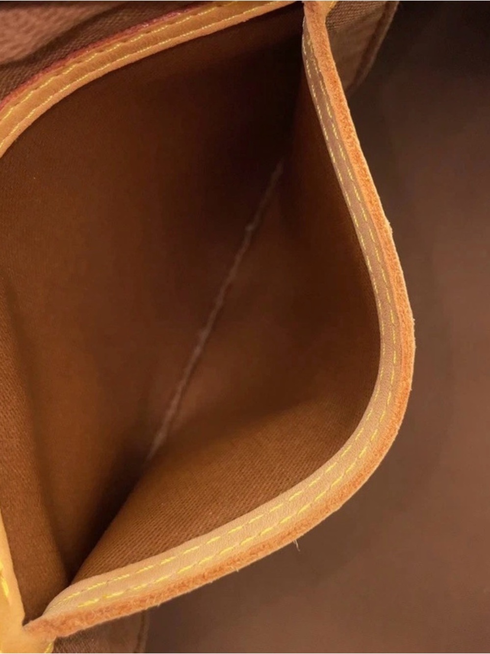 Louis Vuitton Monogram Canvas Shoulder Bag with Vachetta Trim - Picture 14 of 16